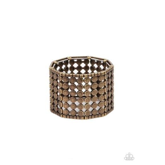 Cool and CONNECTED Brass Bracelet - Picture 2 of 2